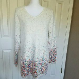 Renee C Sweater Cute Med Colorful Bottom
